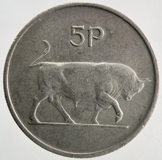 1976 Irish 5p Five - Pence Coin | Fine Collectable Grade