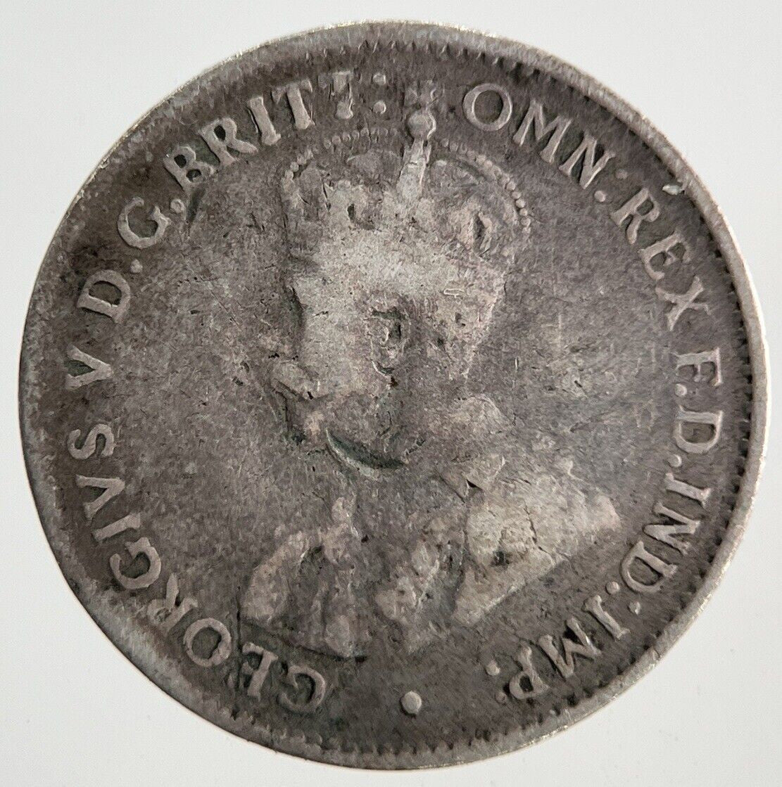 1914 West Africa Threepence 3 Pence Silver Coin | Collectable Grade