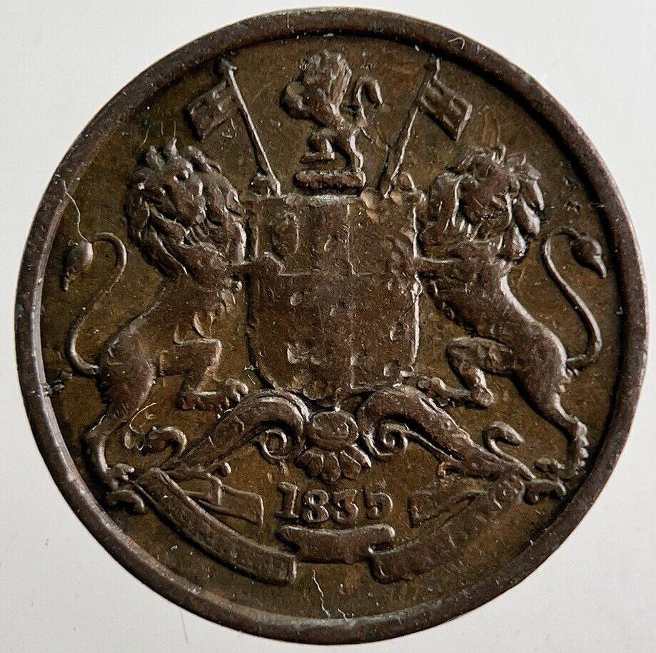 1835 India 1/12 Anna Coin | Very High Grade