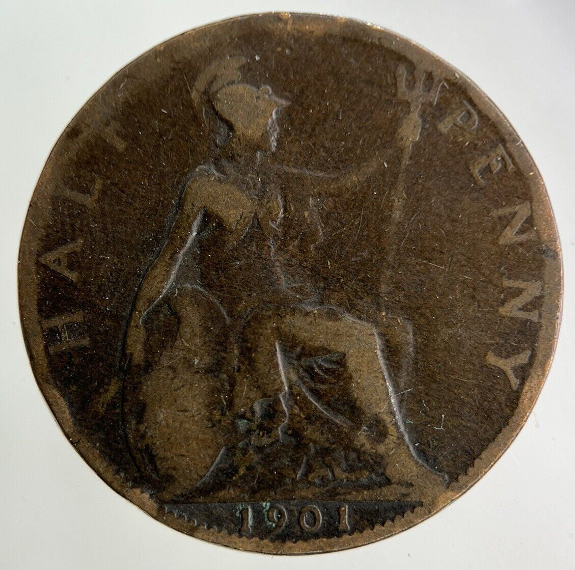 1901 Victoria Half - Penny Coin | Collectable Grade