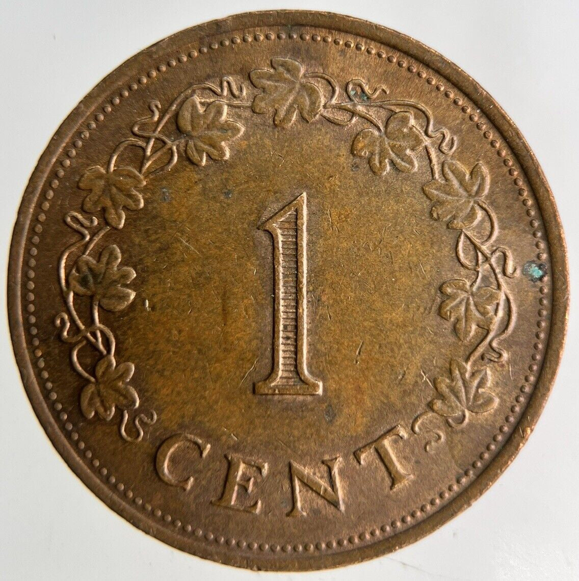 1977 Malta 1 Cent Coin | Fine Collectable Grade