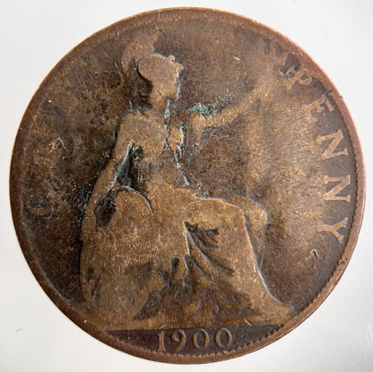 1900 Victoria One Penny Coin | Collectable Grade