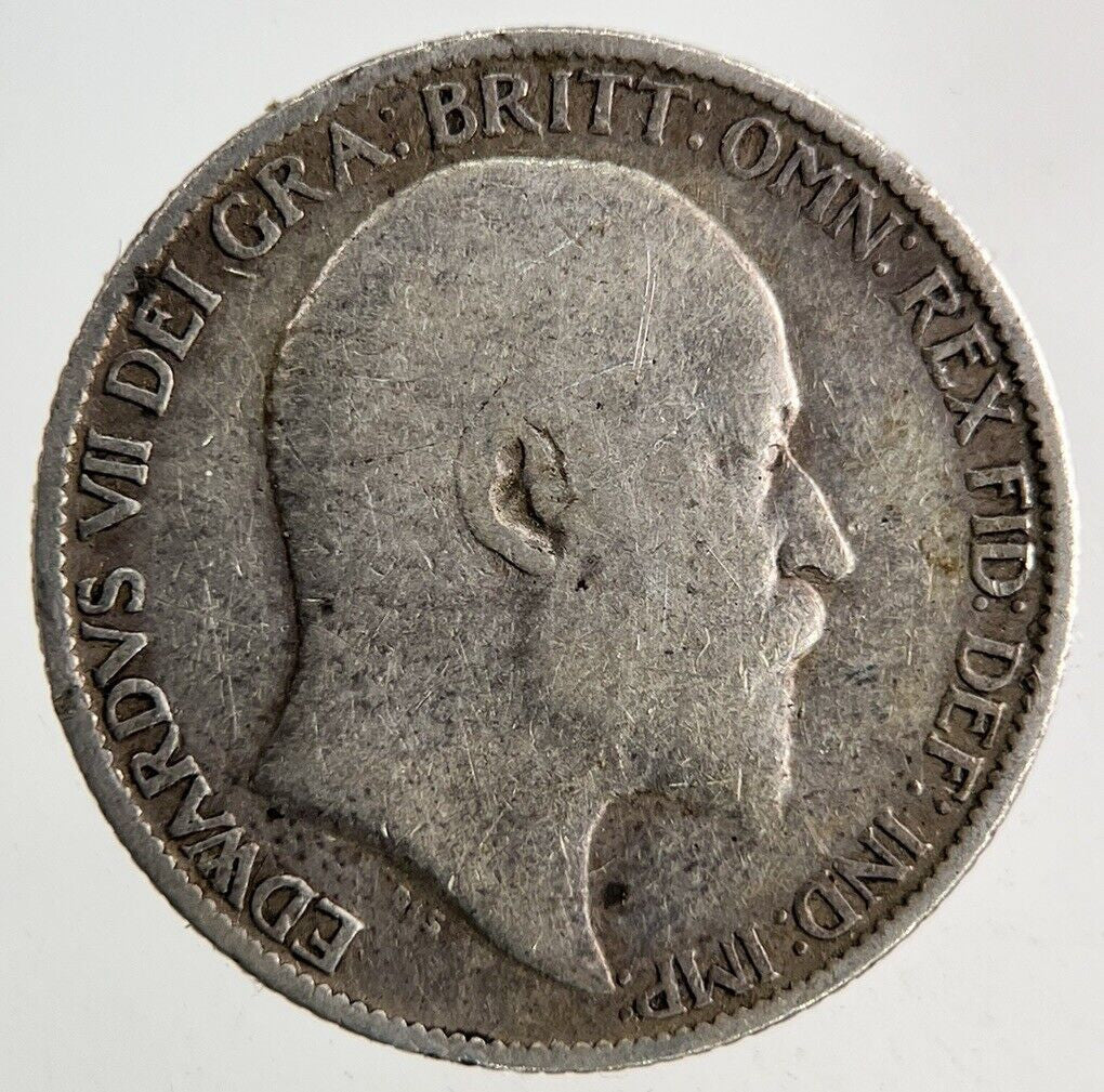 1909 Edward VII Sixpence Silver Coin | Collectable Grade