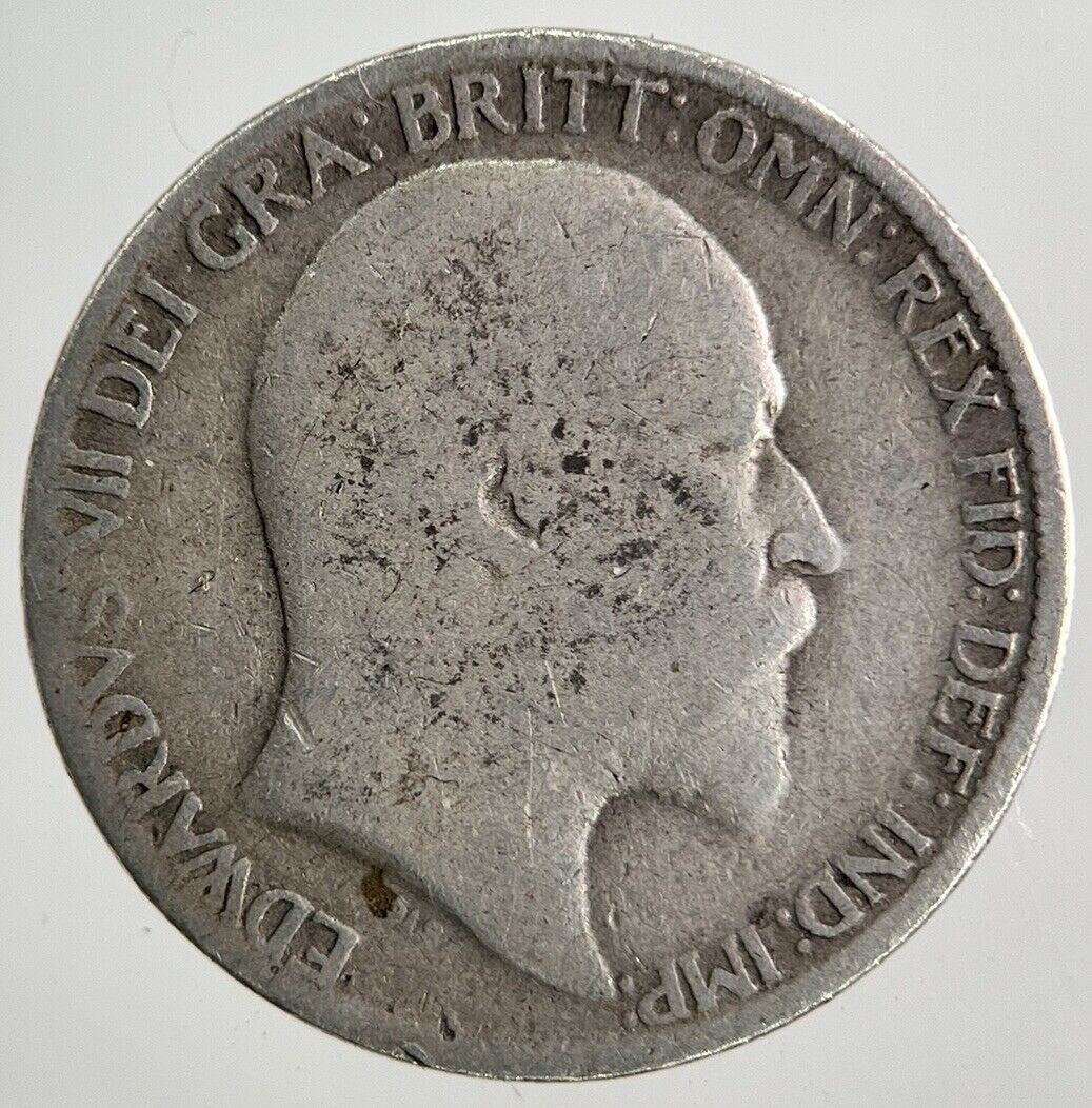 1909 Edward VII Sixpence Silver Coin | Collectable Grade