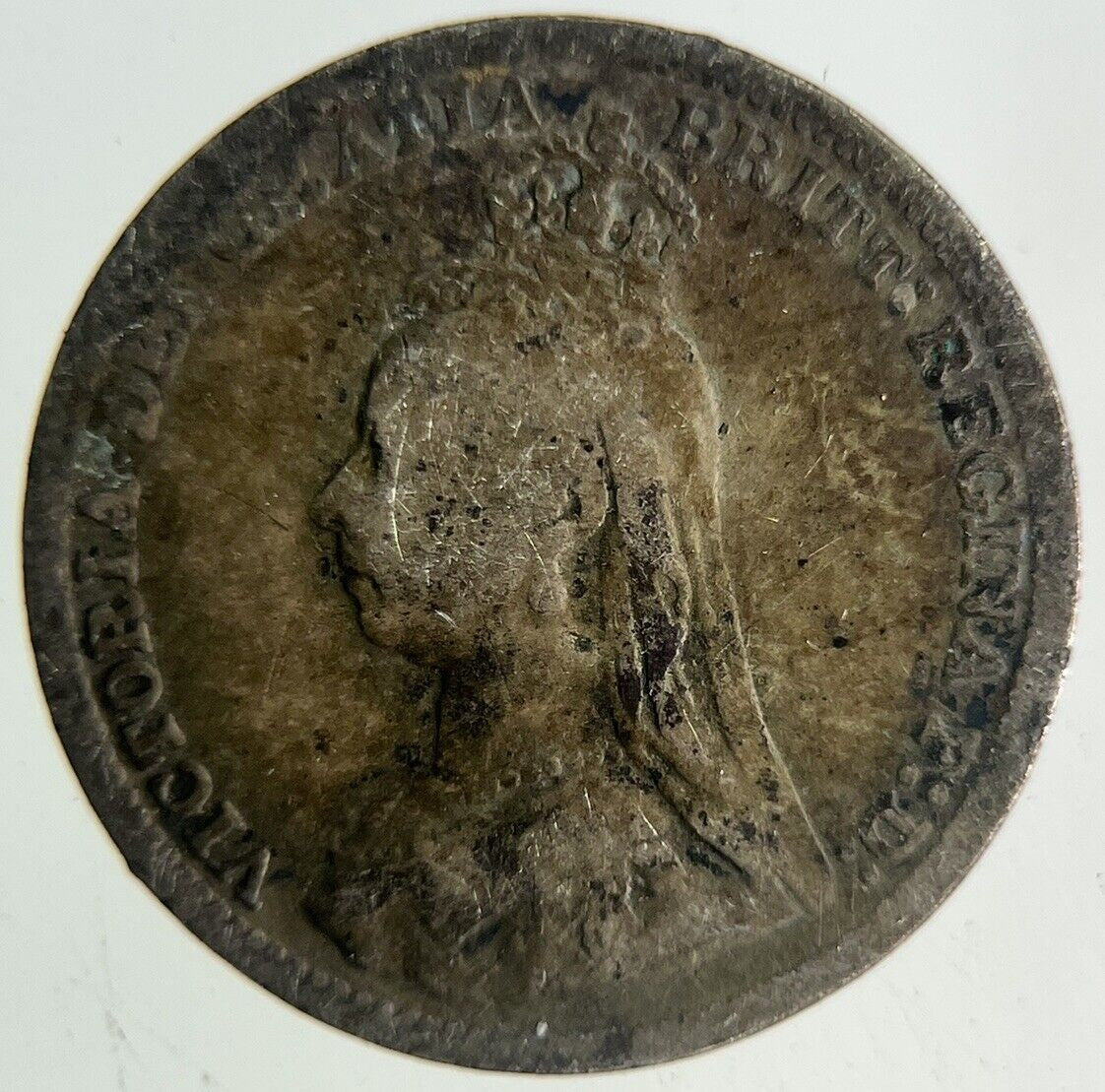 1892 Victoria Threepence Silver Coin | Collectable Grade