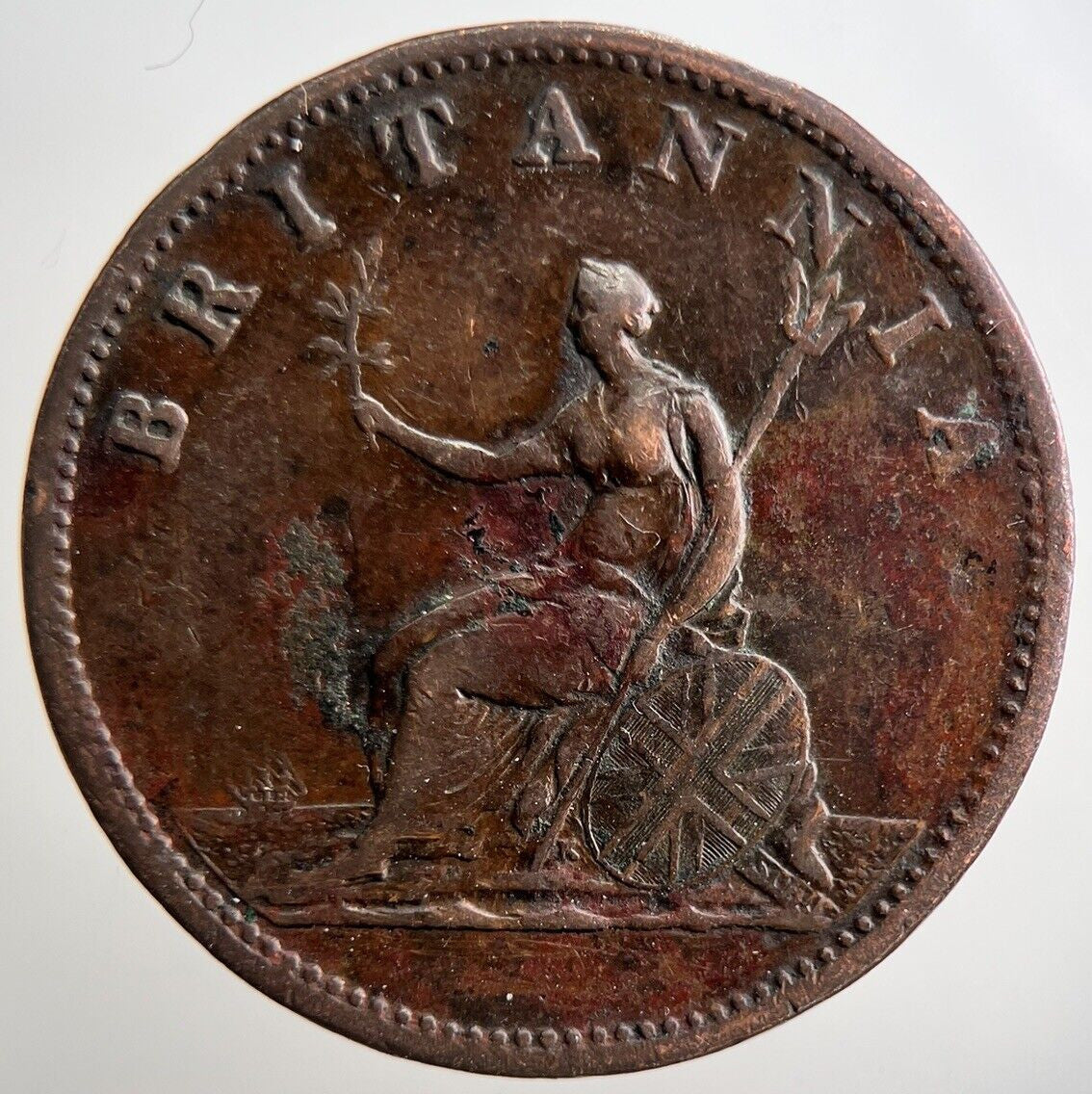 1806 George III Half - Penny Coin | Fine Collectable Grade | a2890