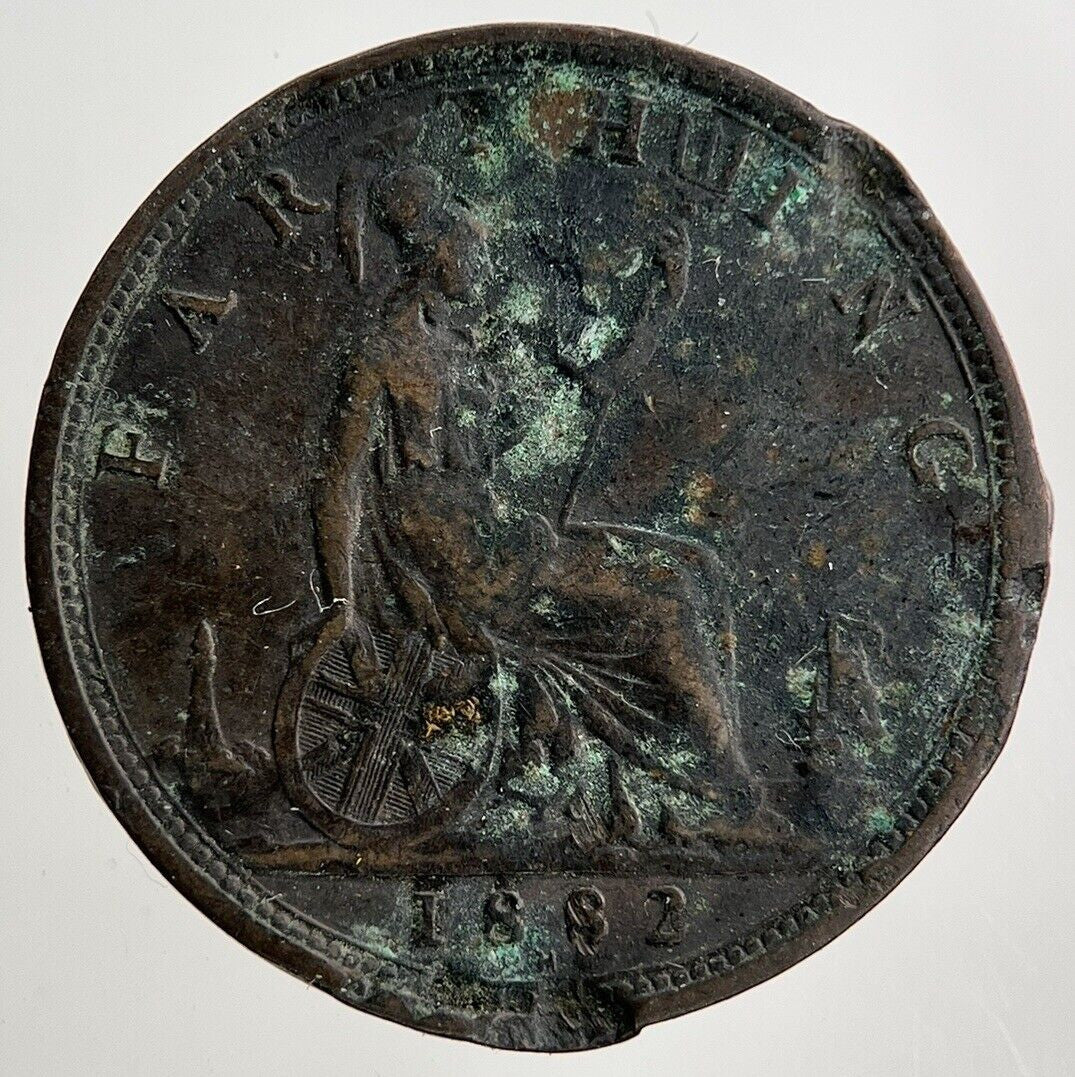 1882 - H Victoria Farthing Coin | Collectable Grade