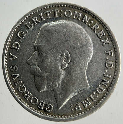 1921 George V Threepence Silver Coin | Fine Collectable Grade