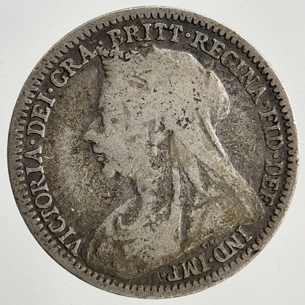 1901 Victoria Threepence Silver Coin | Collectable Grade