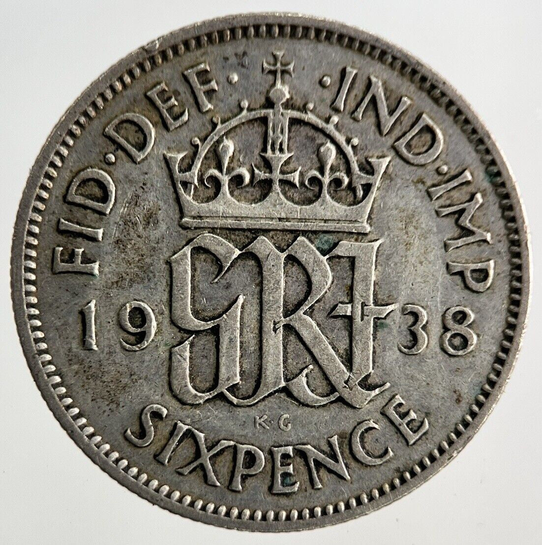 1938 George VI Sixpence Silver Coin | Collectable Grade