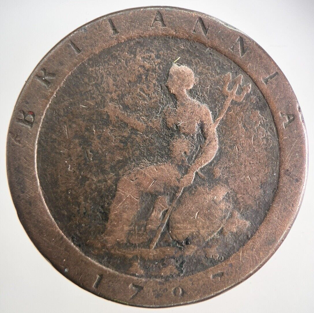 1797 George III 3rd Cartwheel Penny Coin | Collectable Grade | a9908