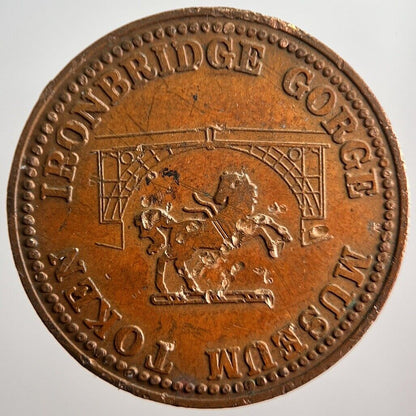 1987 Iron bridge Half - Penny Token Coin | Collectable Grade | a3979