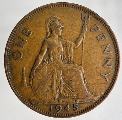 1945 George VI One Penny Coin | Collectable Grade