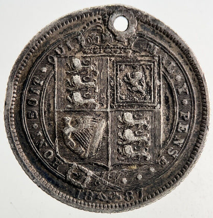1887 Victoria Sixpence Silver Coin | Fine Collectable Grade