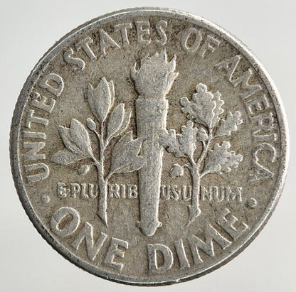 1957 US USA Roosevelt One Dime Silver Coin | Collectable Grade