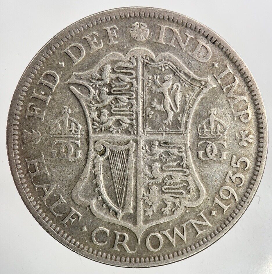 1935 George V Half - Crown Silver Coin | Collectable Grade