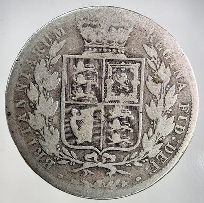 1885 Victoria Half - Crown Silver Coin | Collectable Grade