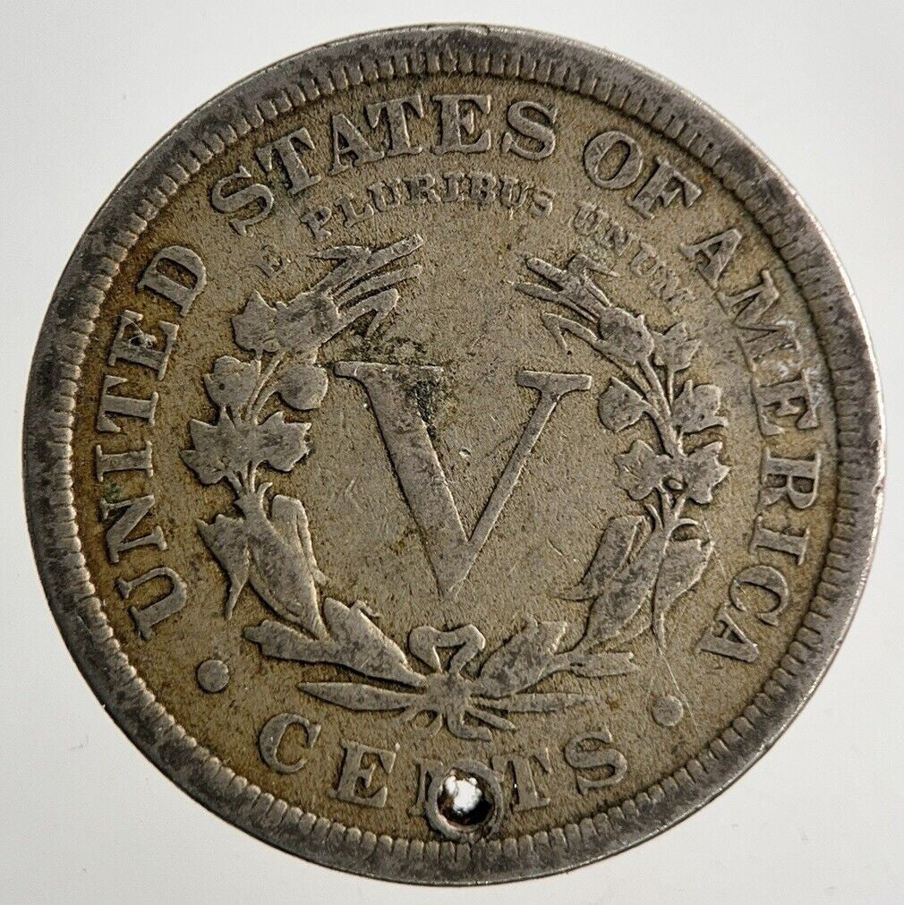 1908 US USA Nickel 5 Cents Coin | Collectable Grade