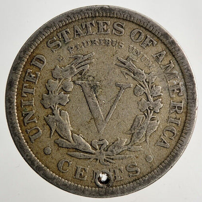 1908 US USA Nickel 5 Cents Coin | Collectable Grade