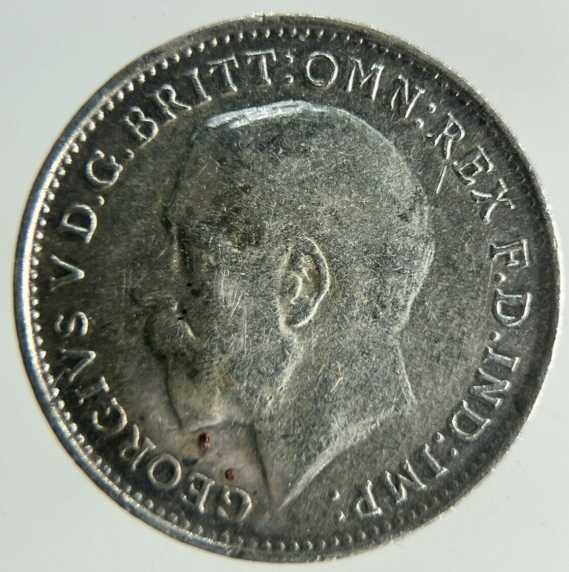 1918 George V Threepence Silver Coin | Fine Collectable Grade