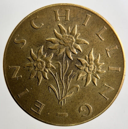 1965 Austria 1 Schilling Coin | Fine Collectable Grade