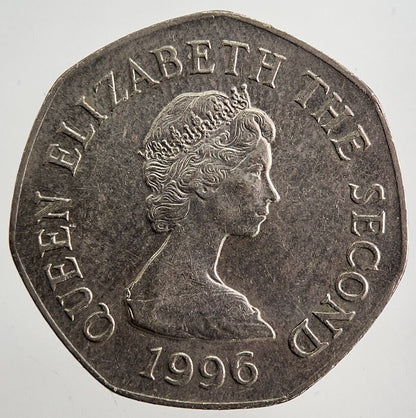 1996 Jersey 20p 20 Twenty - Pence Coin | Very High Grade | a4986