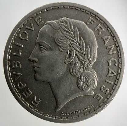 1935 France 5 Francs Coin | Fine Collectable Grade