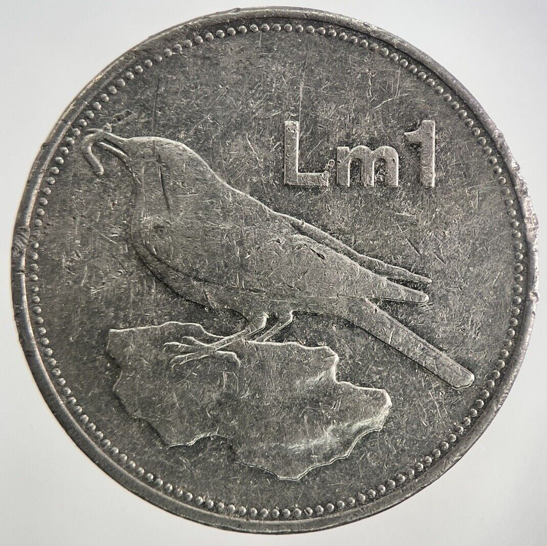 1986 Malta 1 Lira Coin | Fine Collectable Grade