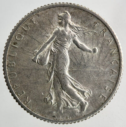 1916 France 1 Franc Silver Coin | Fine Collectable Grade