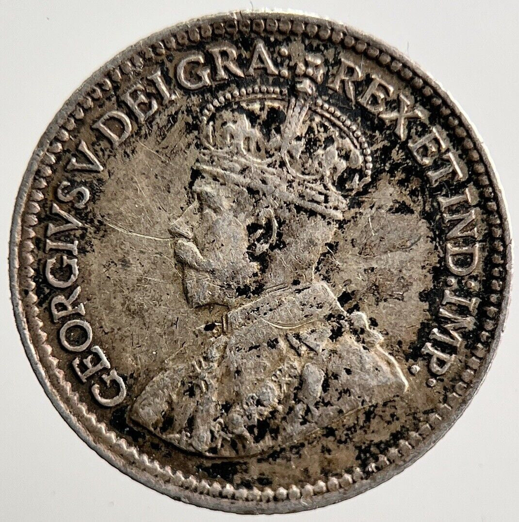 1919 Canada 5 Cents Silver Coin | Very High Grade | a3484