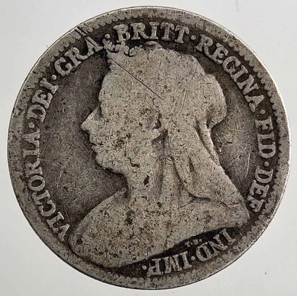 1898 Victoria Threepence Silver Coin | Collectable Grade | a8113