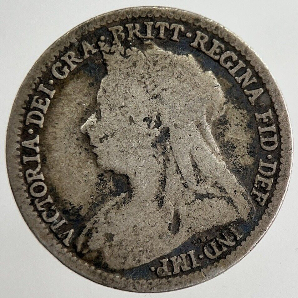 1898 Victoria Threepence Silver Coin | Collectable Grade | a8846