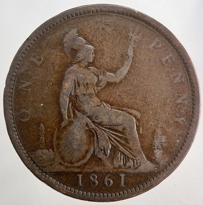 1861 Victoria Penny Coin | Collectable Grade | a5772