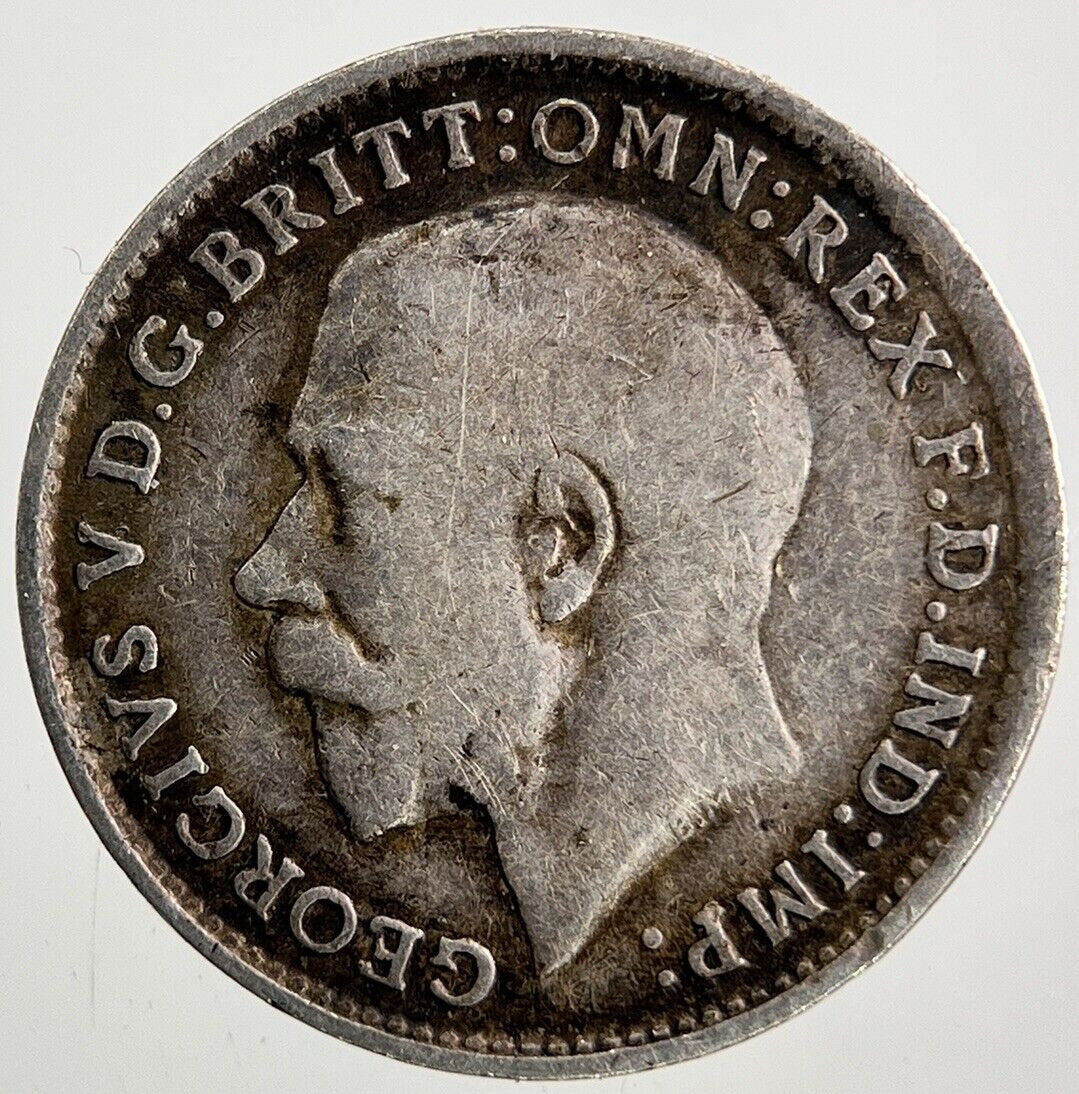 1917 George V Threepence Silver Coin | Fine Collectable Grade