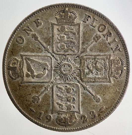 1923 George V Florin Silver Coin | Fine Collectable Grade