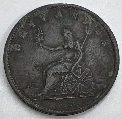 1807 Half - Penny George III | British Copper Coin | High Grade | a1274