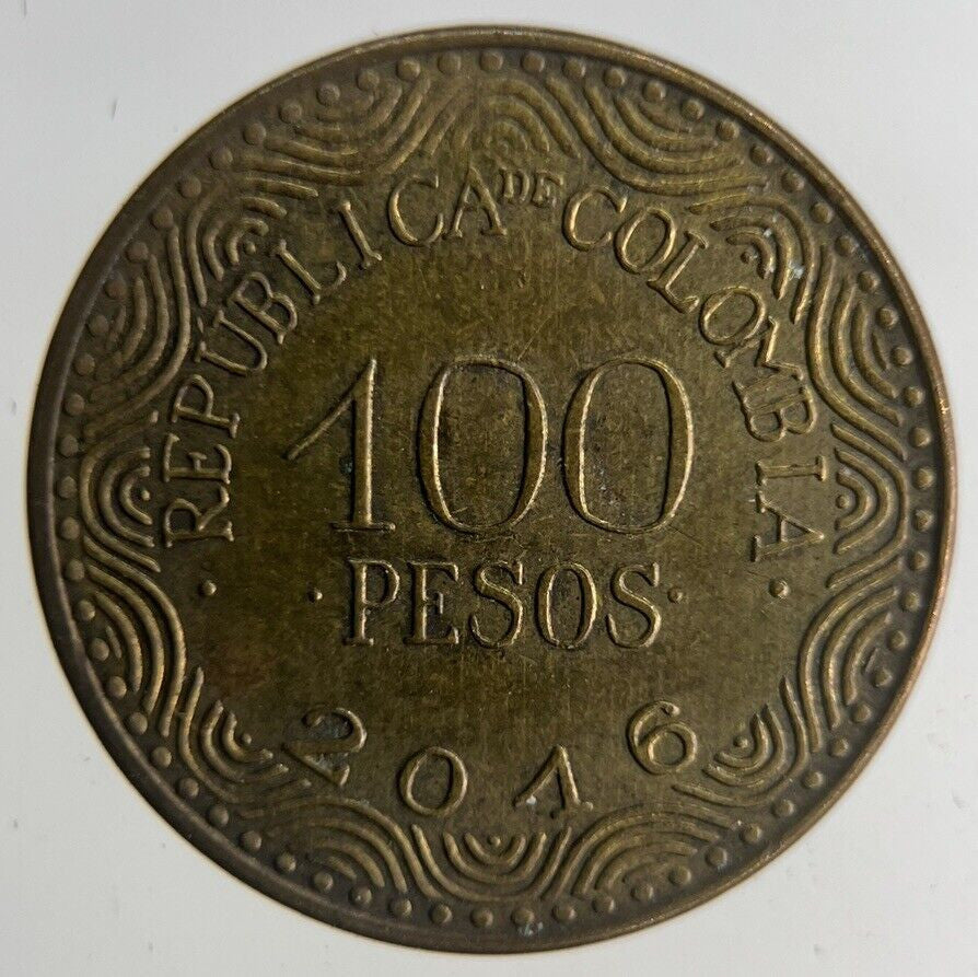 2016 Colombia 100 Pesos Coin | Very High Grade