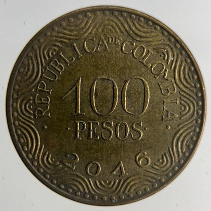 2016 Colombia 100 Pesos Coin | Very High Grade