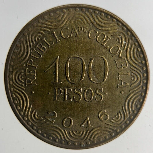 2016 Colombia 100 Pesos Coin | Very High Grade