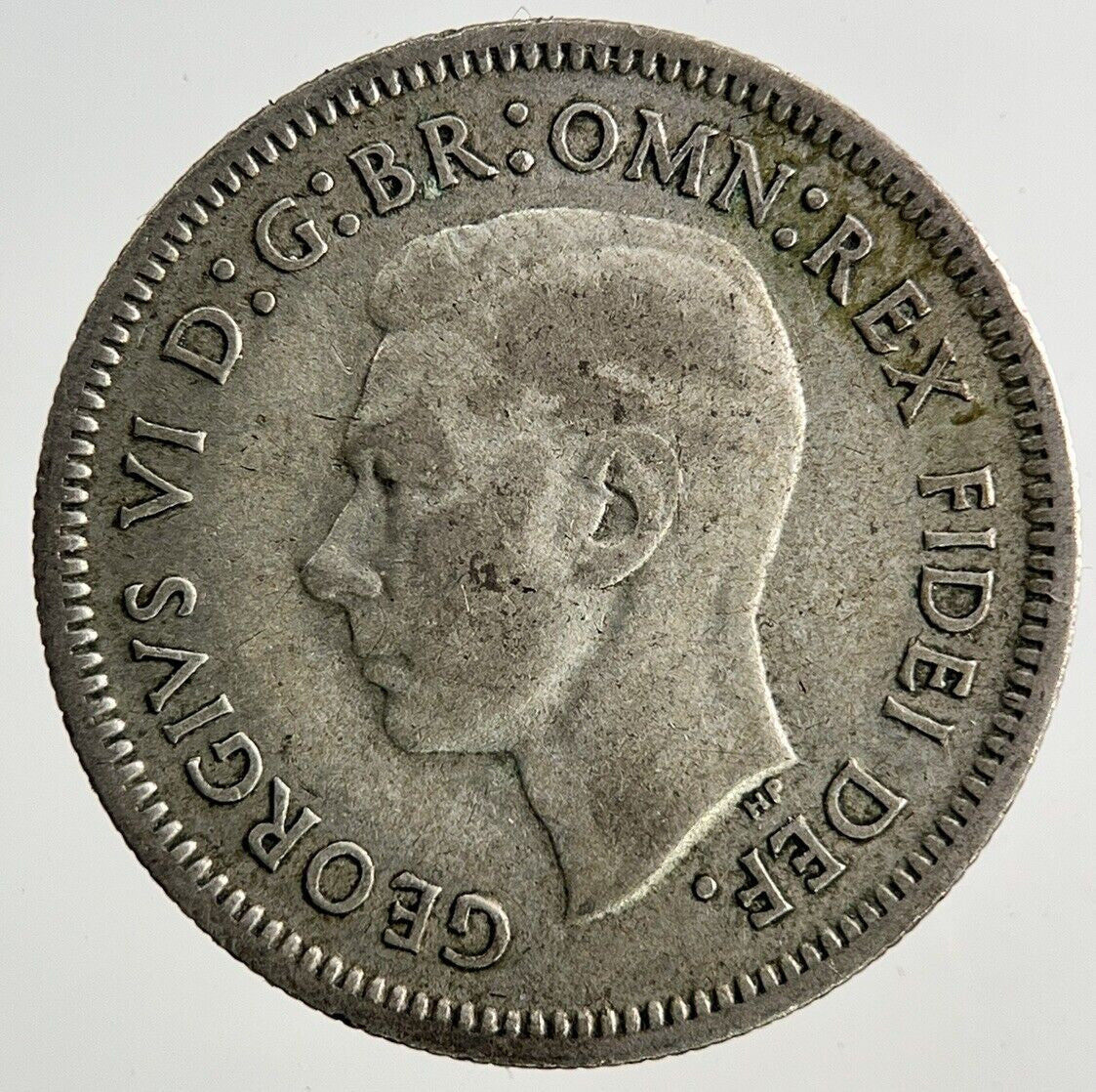 1951 Australia Sixpence Silver Coin | Fine Collectable Grade