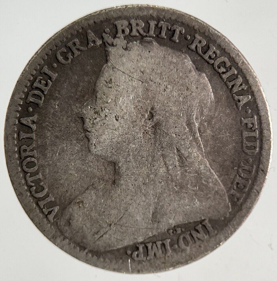 1898 Victoria Silver Threepence Coin | Collectable Grade