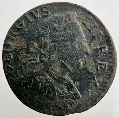 1774 George III Half - Penny | British Coin | Fine Collectable Grade | a1084