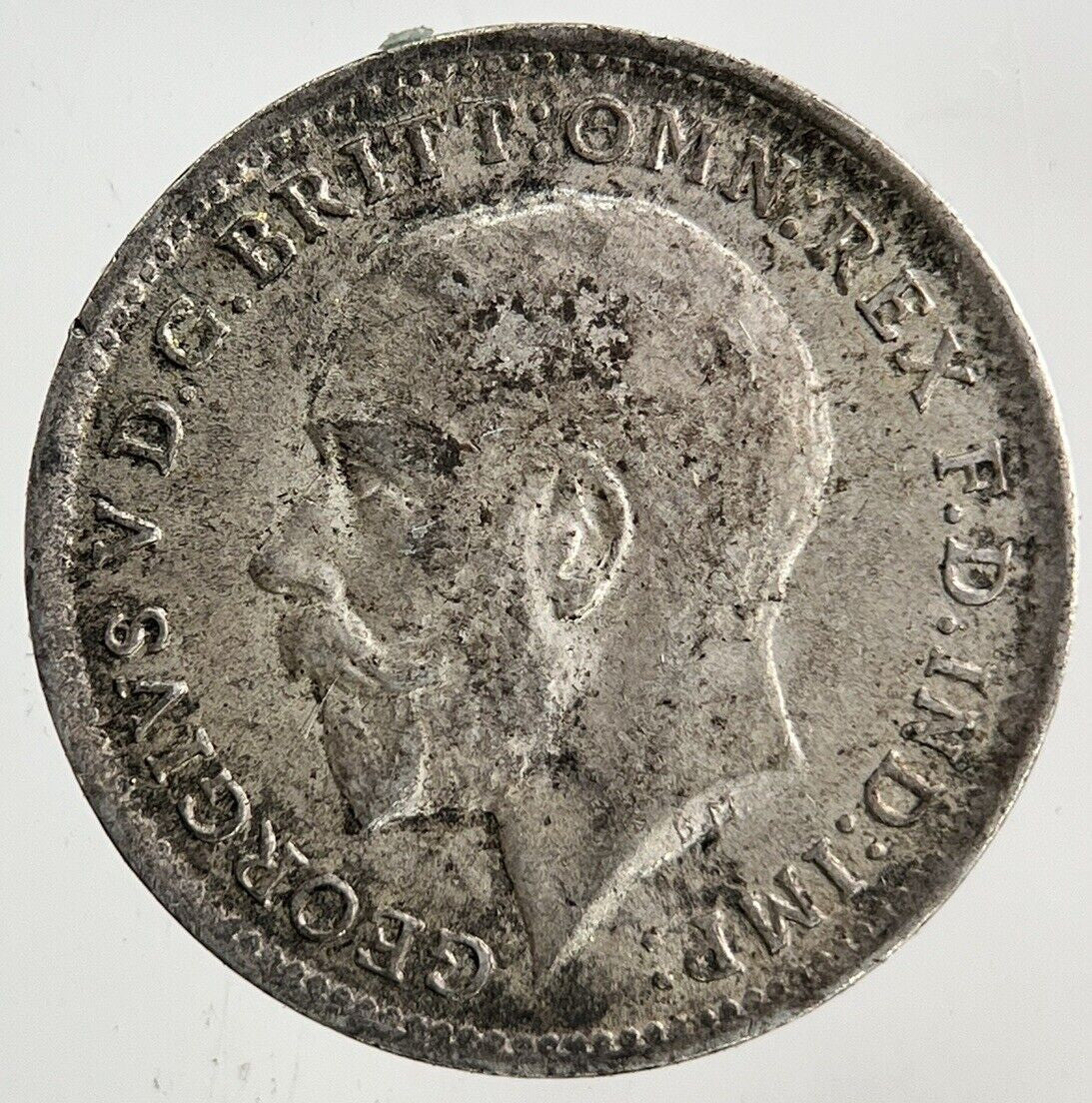 1917 George V Threepence Silver Coin | Very High Grade