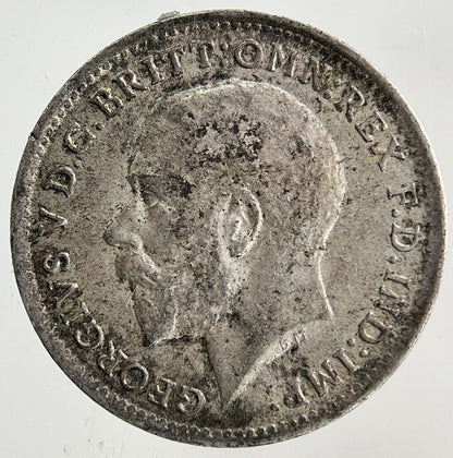 1917 George V Threepence Silver Coin | Very High Grade