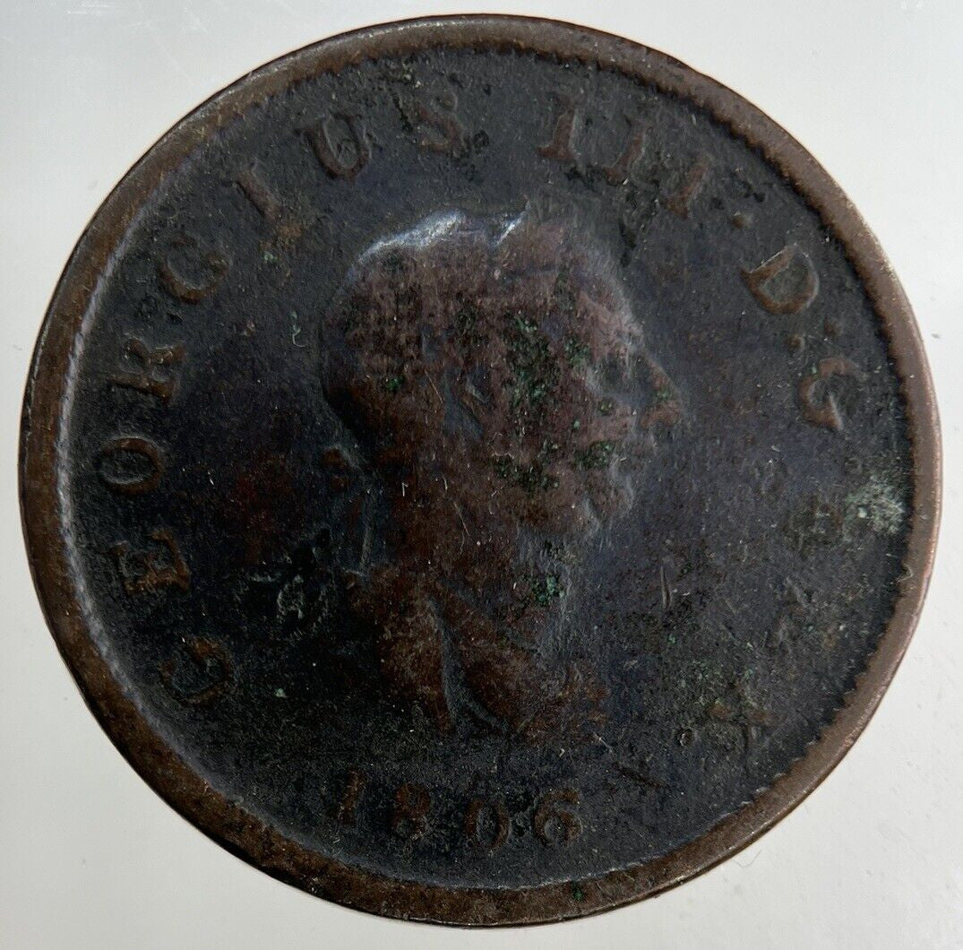 1806 George III 3rd Half - Penny Coin | Collectable Grade