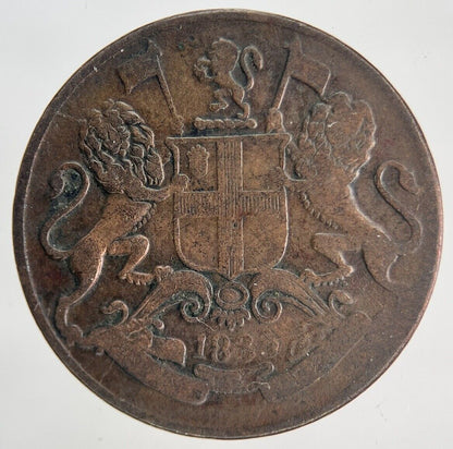 1835 East India Company One Quarter Anna | Collectable Grade | a1972