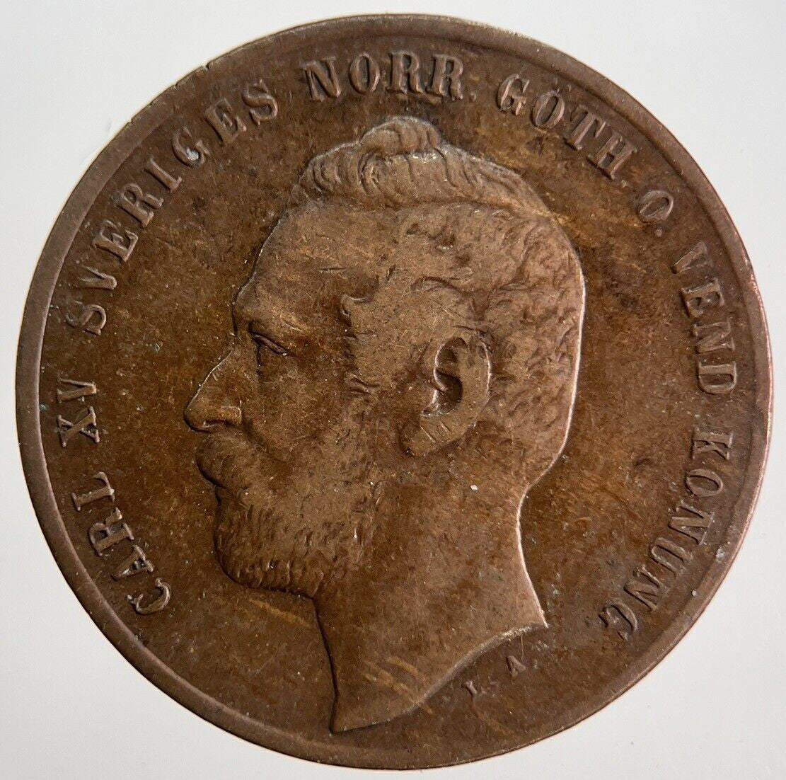 1864 Sweden 2 Ore Coin | Fine Collectable Grade | a7163