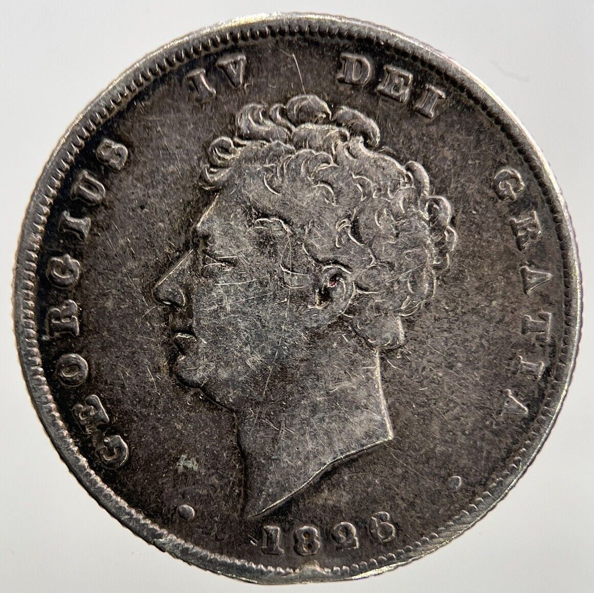 1826 George IV Shilling | British Silver Coin | Collectable Grade | a1103
