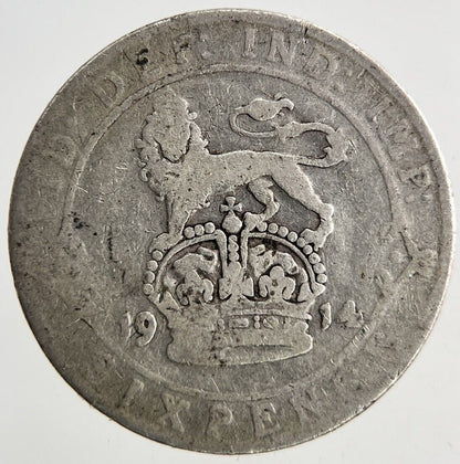 1914 George V Sixpence Silver Coin | Collectable Grade