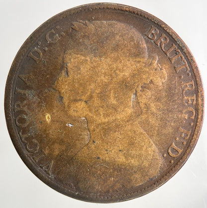 1882 - H Victoria One Penny Coin | Collectable Grade